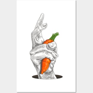 Rabbit & Carrot Posters and Art